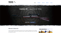 Desktop Screenshot of cannon-air.com